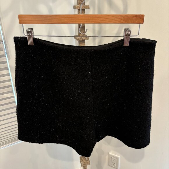 Aqua Black Shimmer Skort, XL - Picture 5 of 5